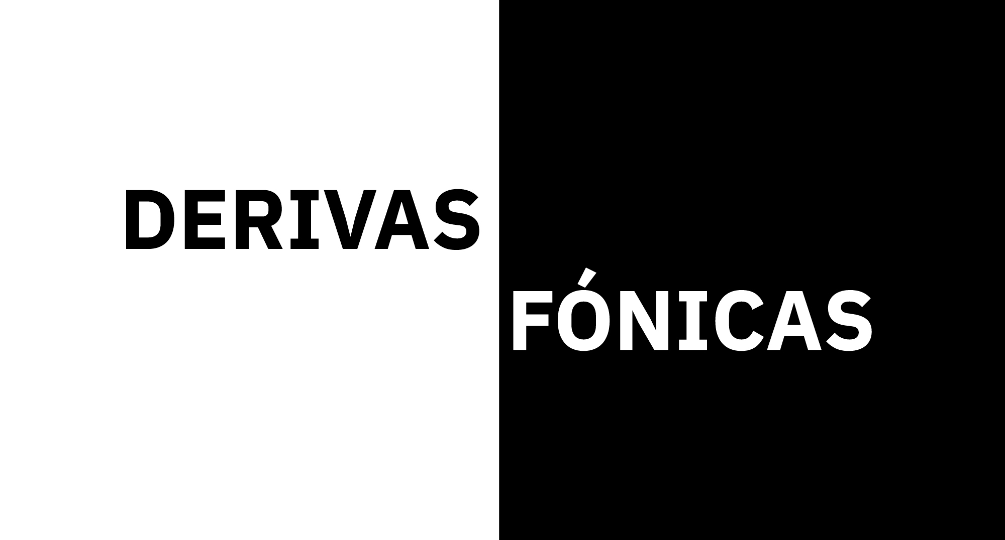 Derivas fónicas
