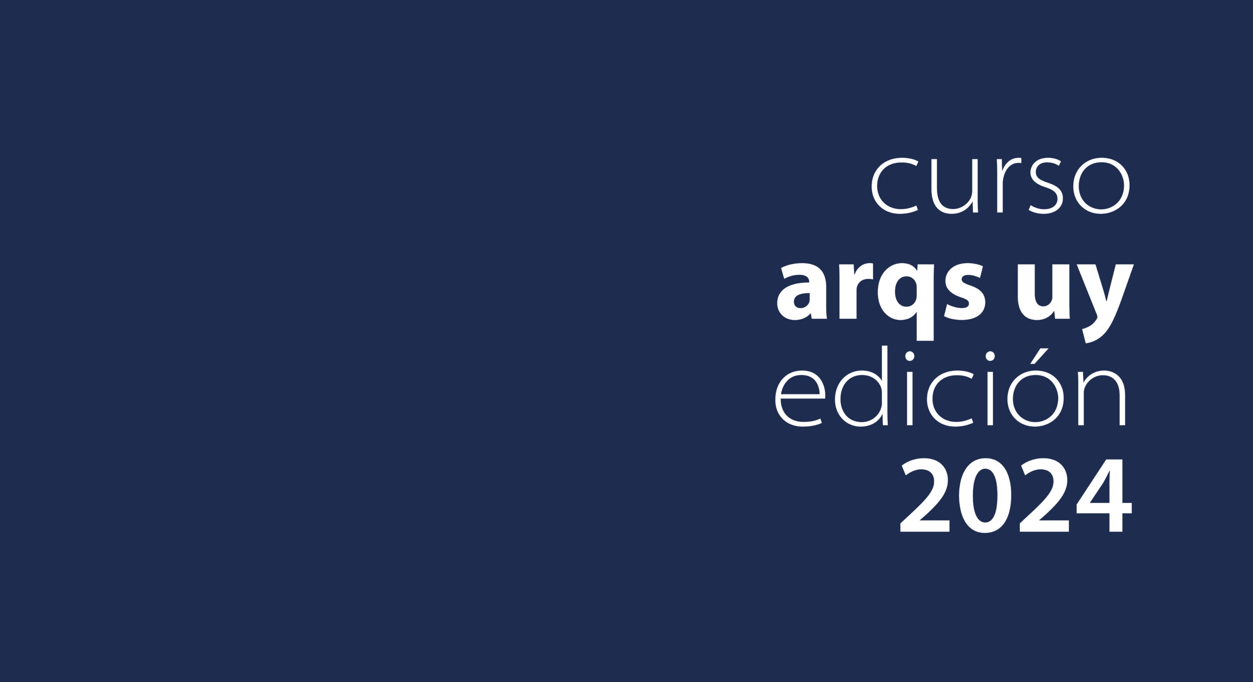 Curso arqs uy