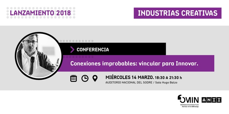 El economista español, Roberto Gómez, en Montevideo en el marco del programa de innovación en industrias culturales de la ANII