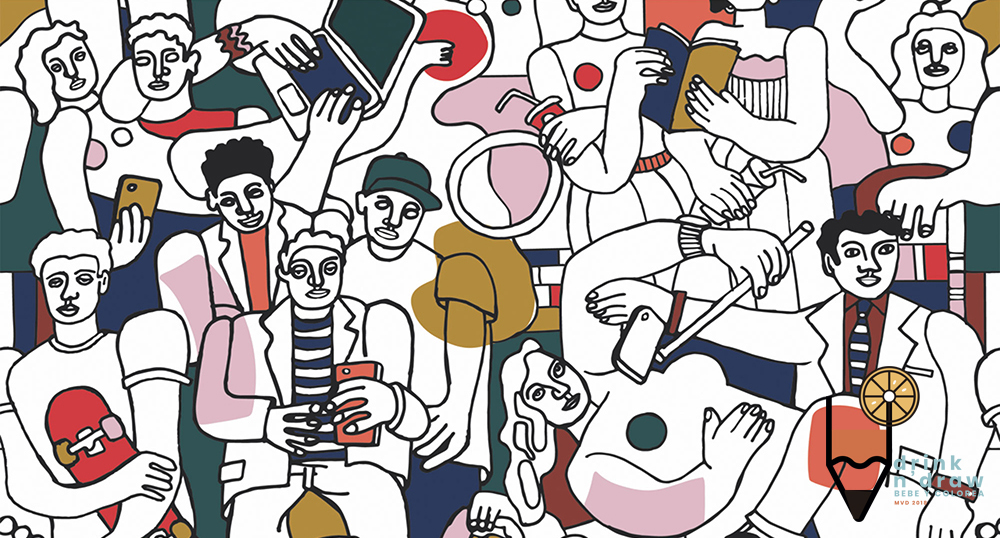 drink n´ draw: bebe y colorea - Dibujo para artistas por descubrir