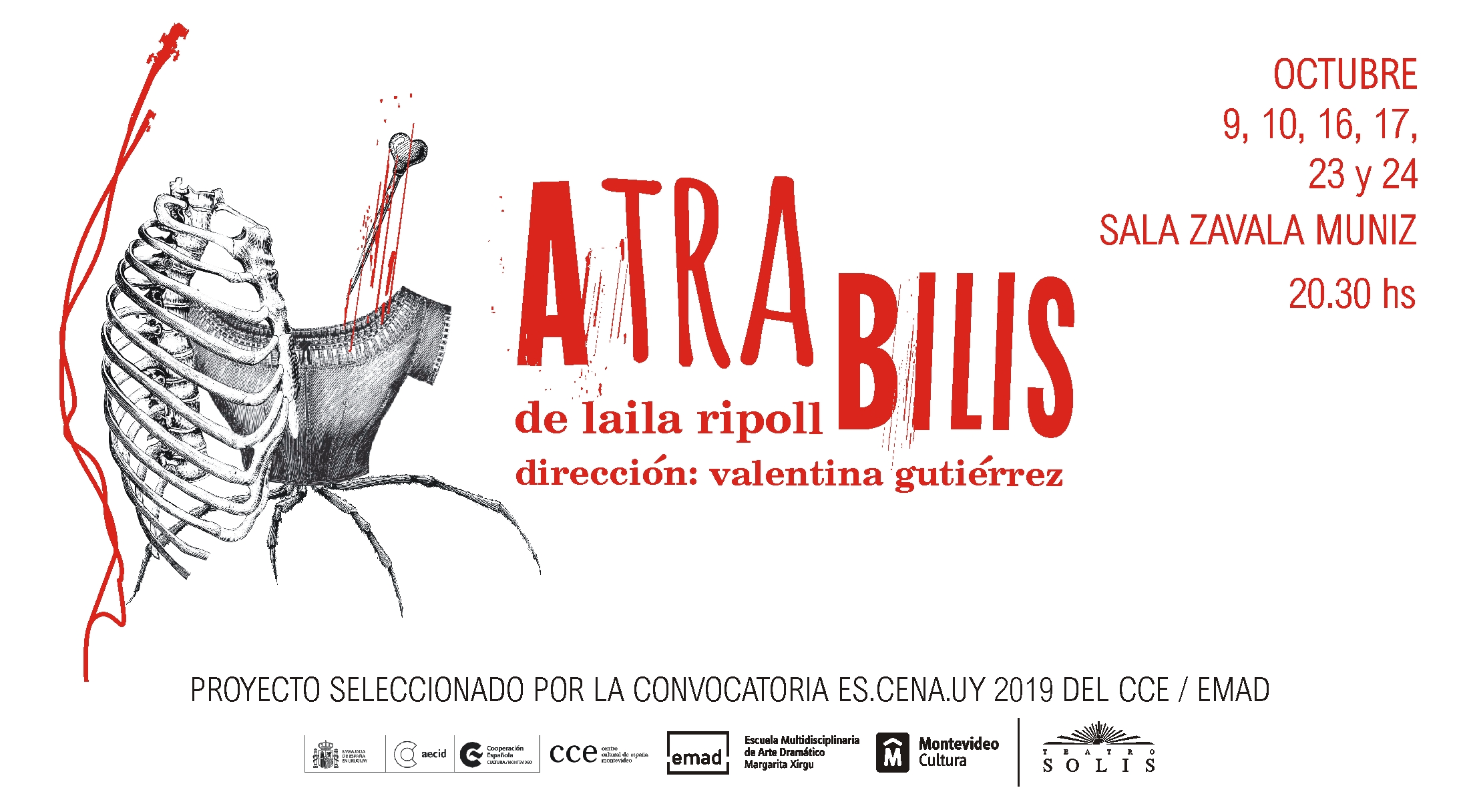 Atra Bilis, de la española Laila Ripoll en el Teatro Solís