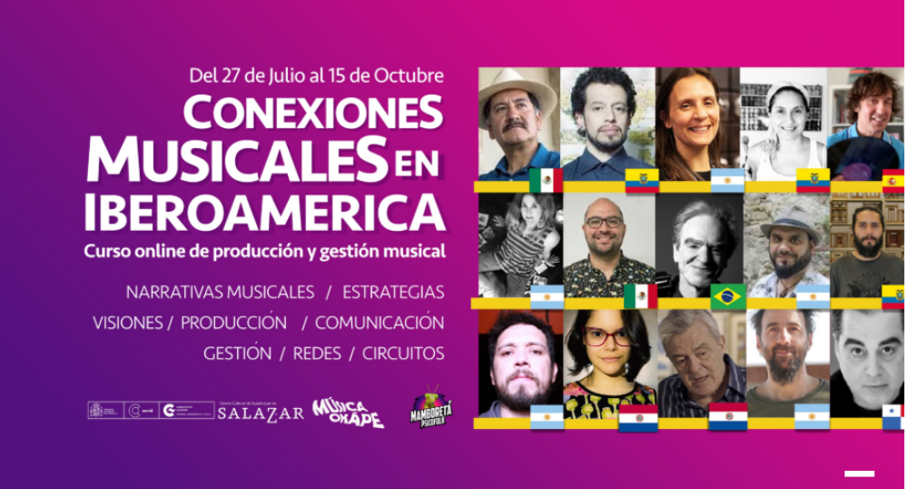 Curso online: Conexiones musicales en Iberoamérica: curso online de producción y gestión musical