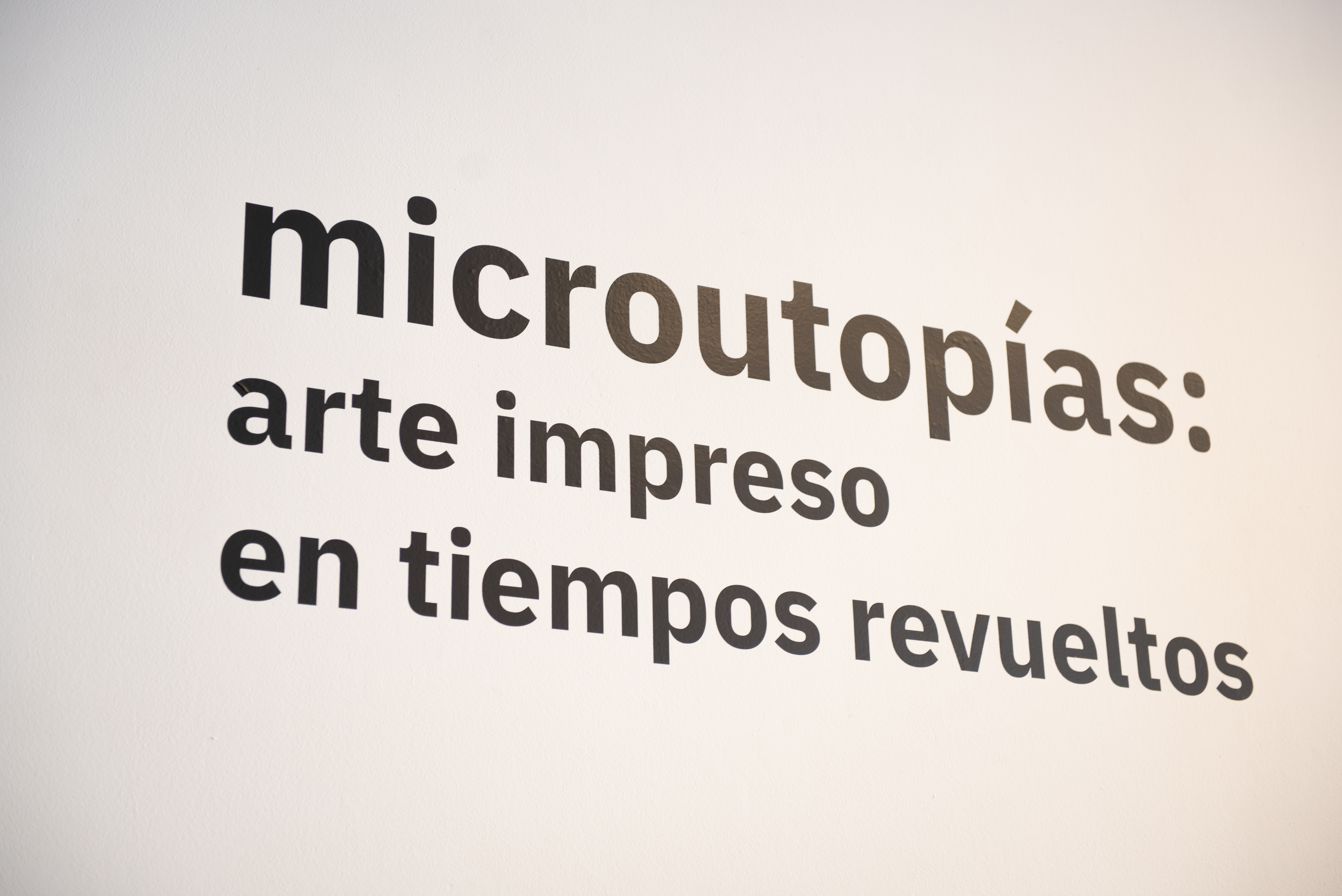 Muestra microutopías