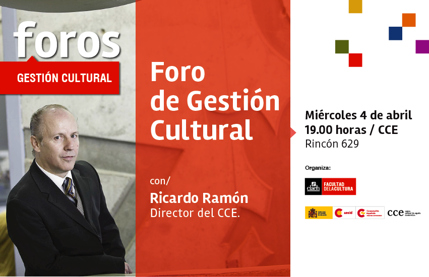 Conferencia: Foro de Gestión Cultural con  Ricardo Ramón Jarne