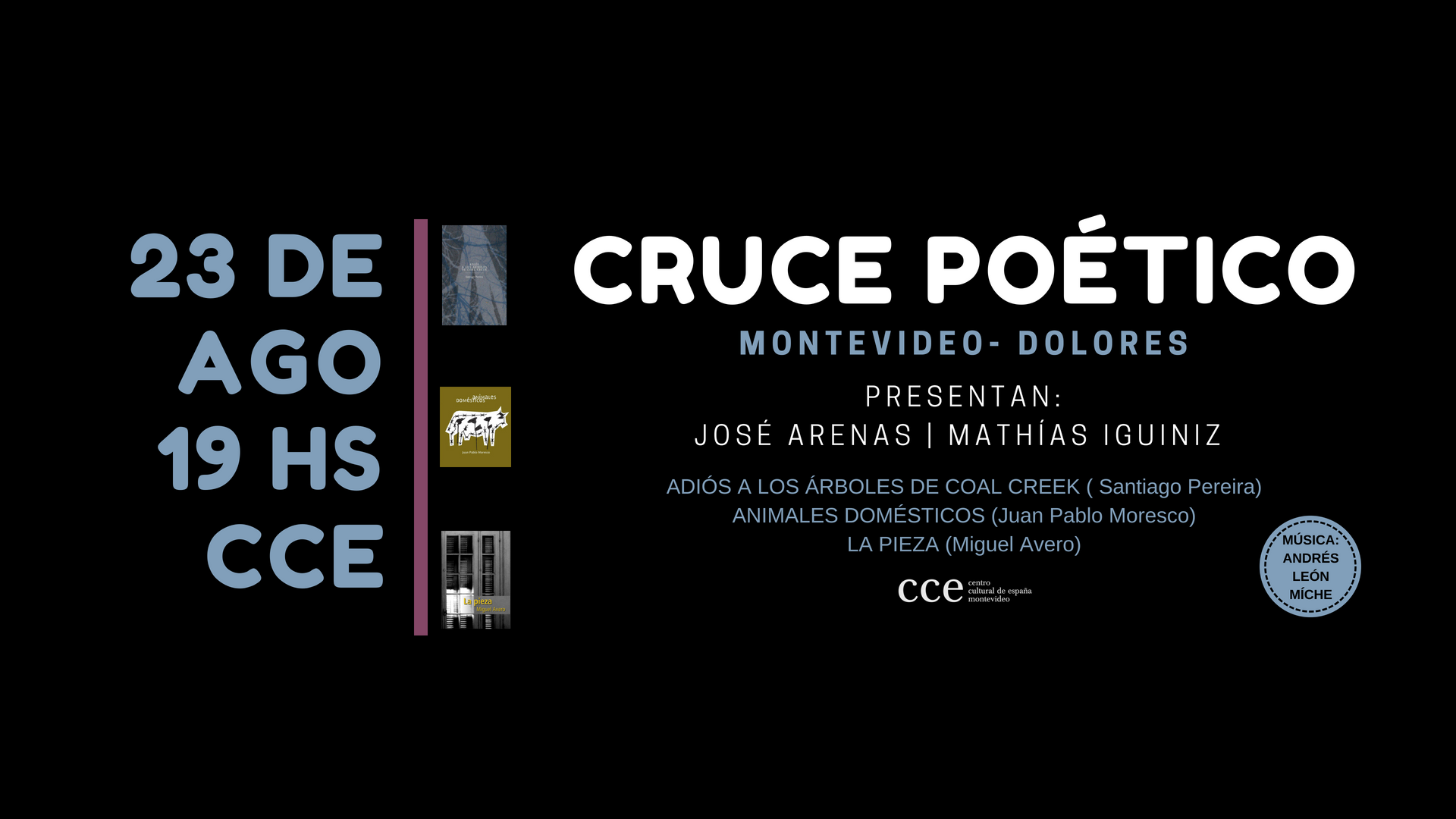 Cruce poético: Tres libros de poetas jóvenes recientemente editados