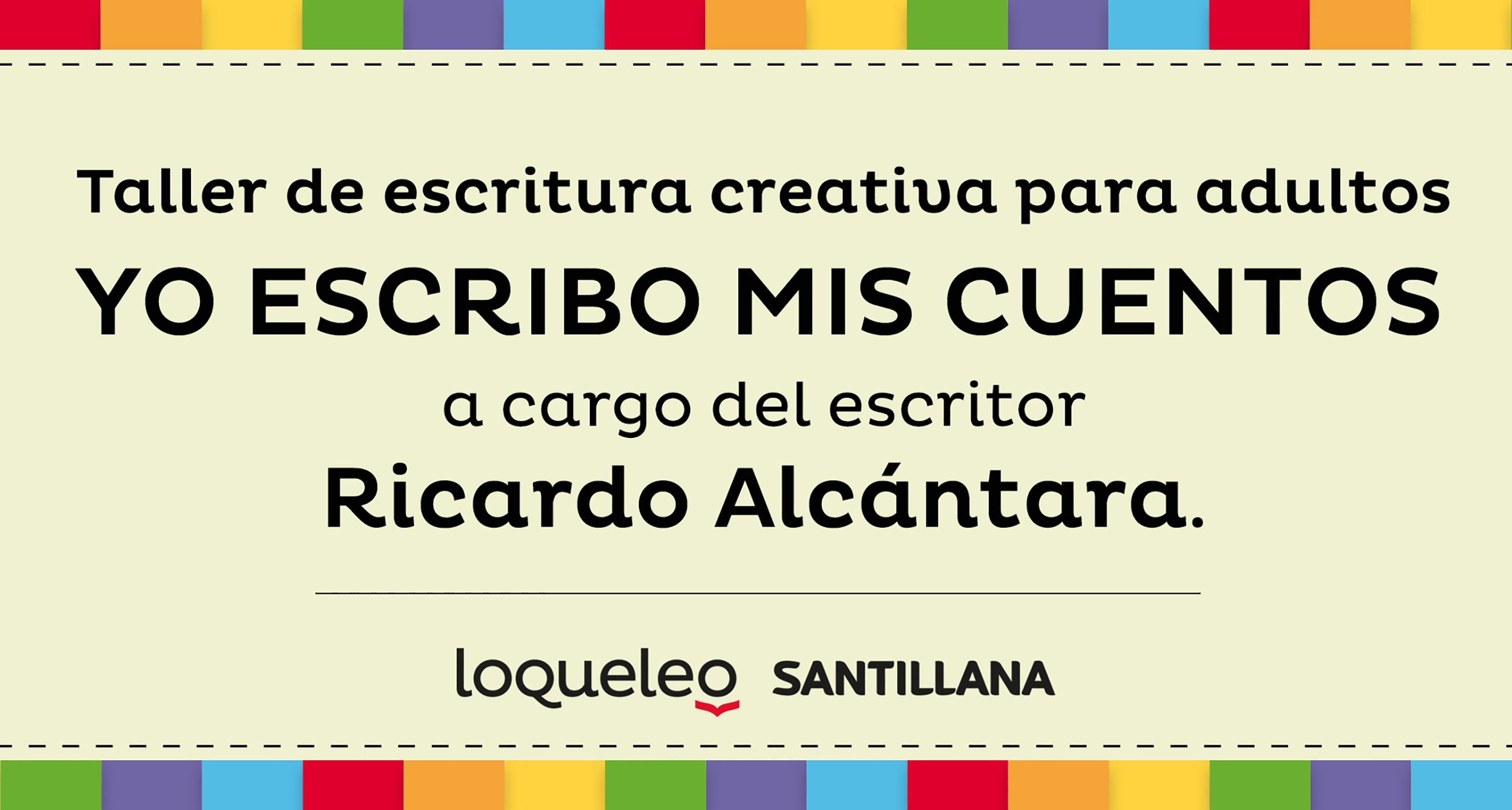 Taller de escritura creativa “Yo escribo mis cuentos”