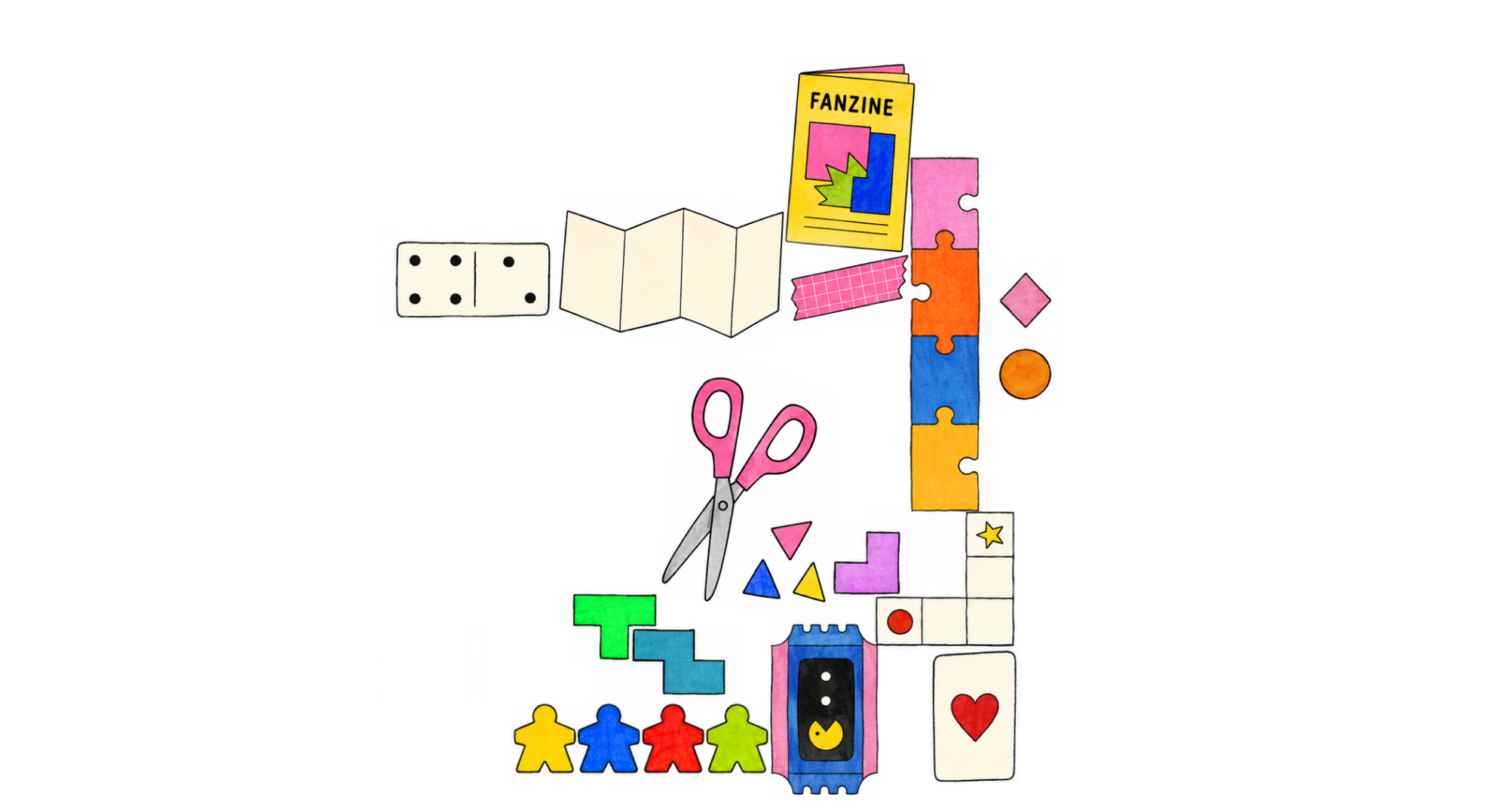 Juegos Fanzinerantes: jugar, dibujar, intercambiar