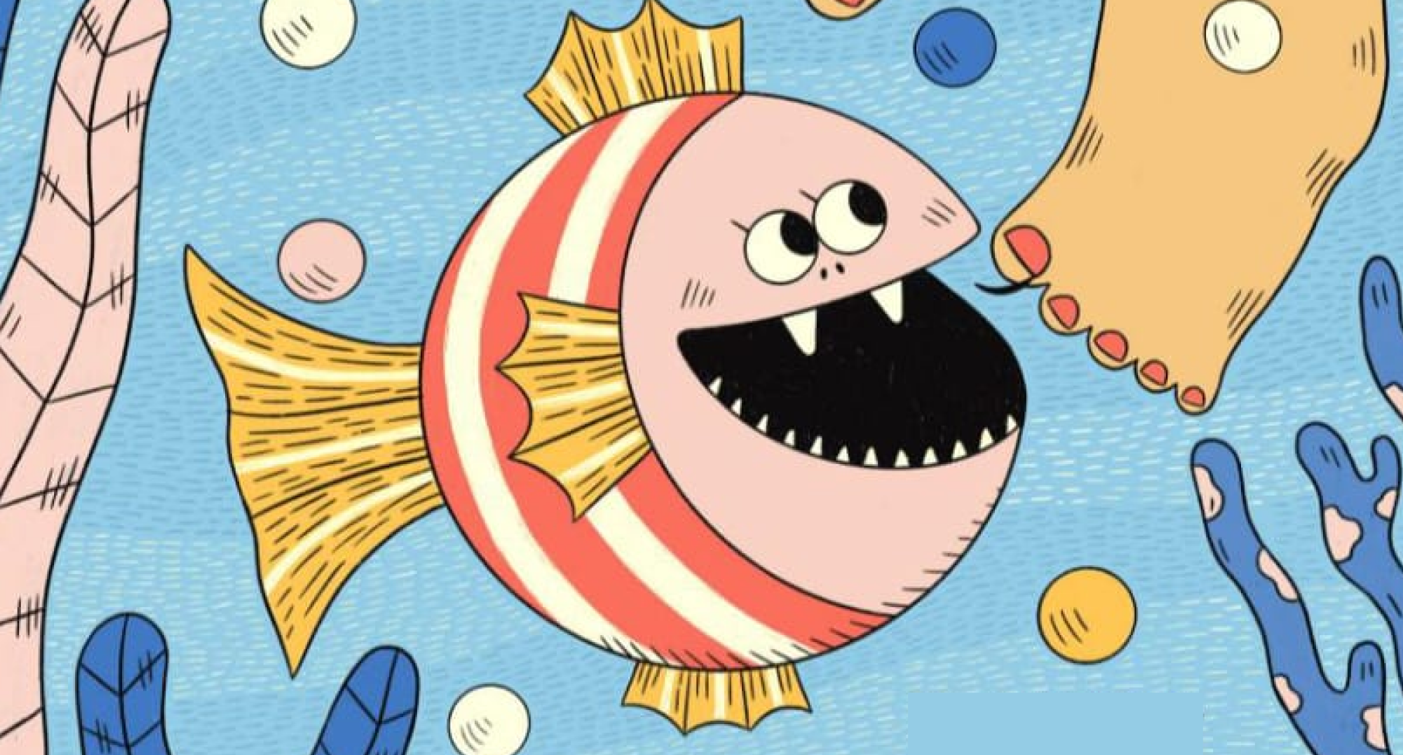 Bretaña voraz piraña