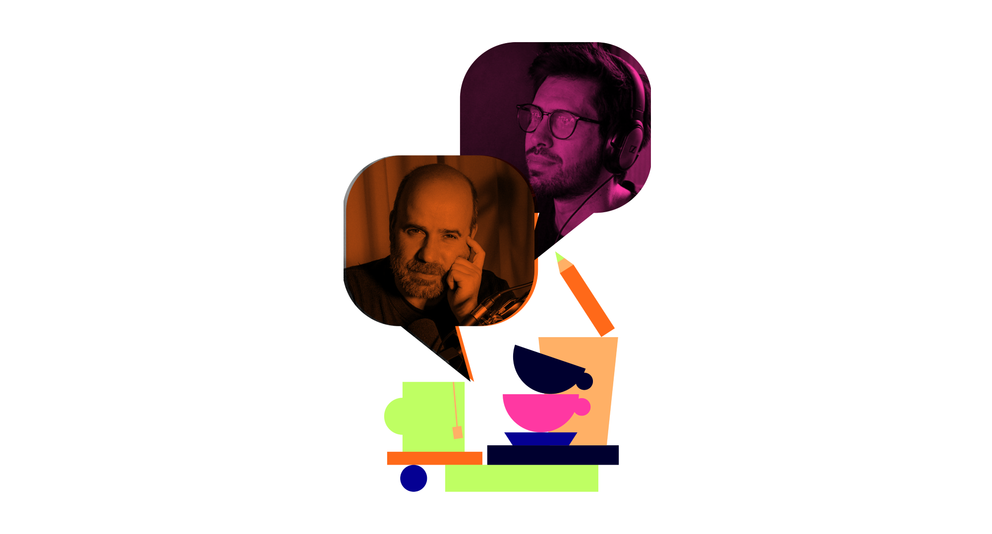 Un café con Maxi Guerra y Javier Peña