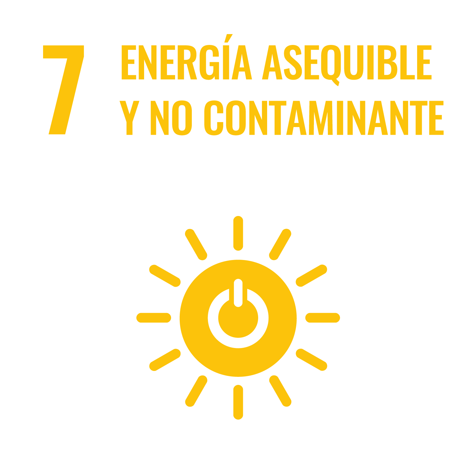 ODS 7. Energía asequible y no contaminante